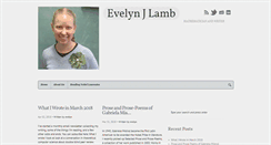 Desktop Screenshot of evelynjlamb.com